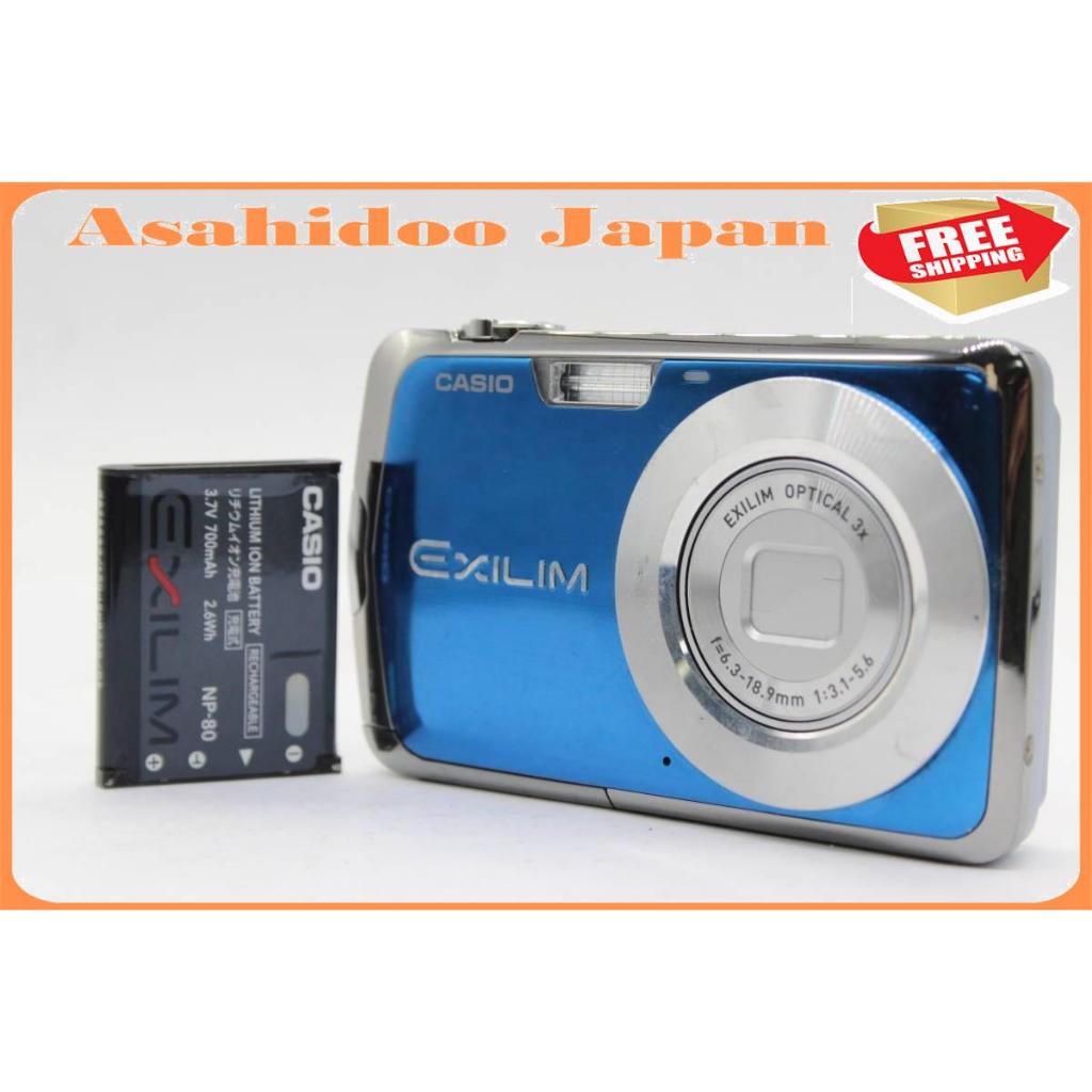 [二手] Casio Exilim EX-Z1 藍色 3 倍輕便數位相機附電池 [日本直銷]