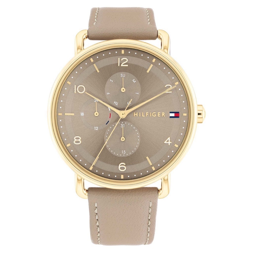 【Tommy Hilfiger】LILY系列典雅女皮革腕錶 1782661 40mm 現代鐘錶