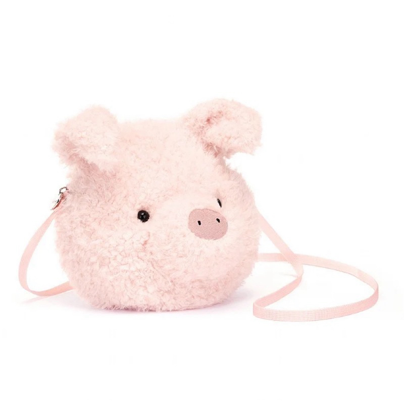Jellycat Little Pig Bag 小豬包 豬頭包 小豬背包 鑰匙圈 粉紅豬 斜背包 包包