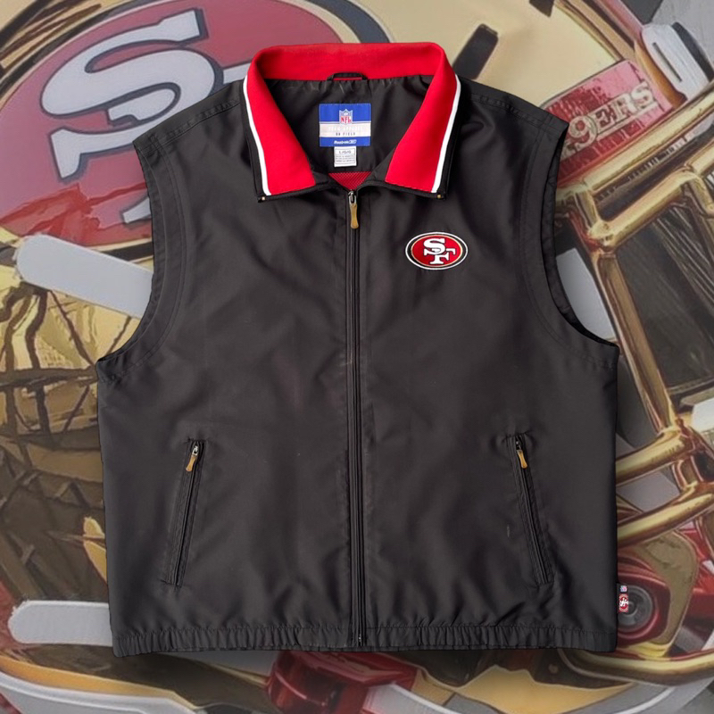 49ers Vintage Vest 🌉 Reebok 舊金山 49人 背心 NFL 超級盃 Super Bowl 古著