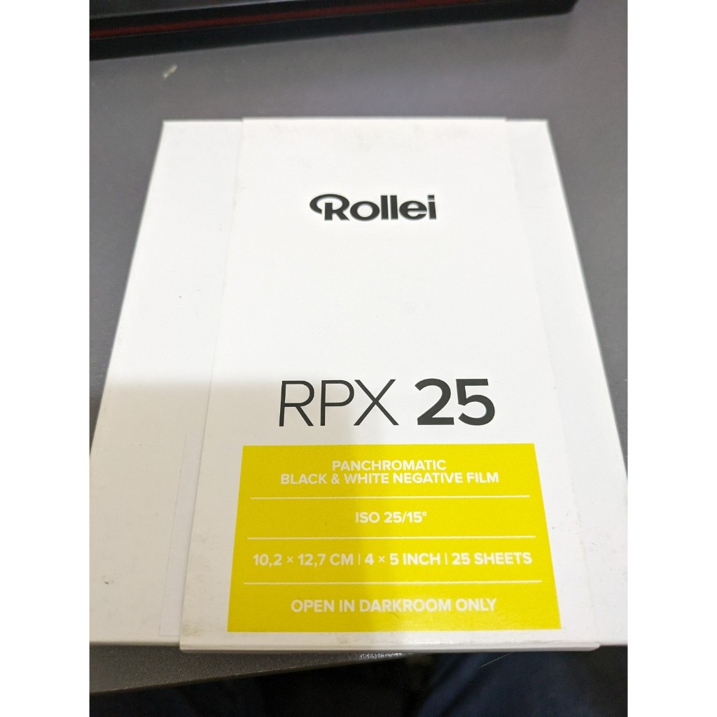 Rollei RPX 25 4X5 底片 25張 2023/05