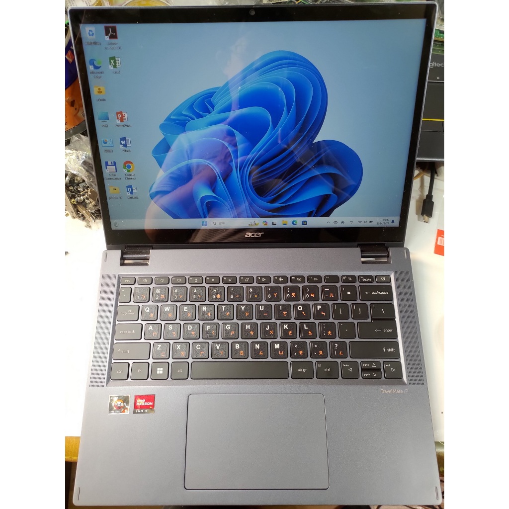 ACER TMP414RN-41翻轉觸控筆電(r5-6650U,16G,256+512G,spin,touch,pen)