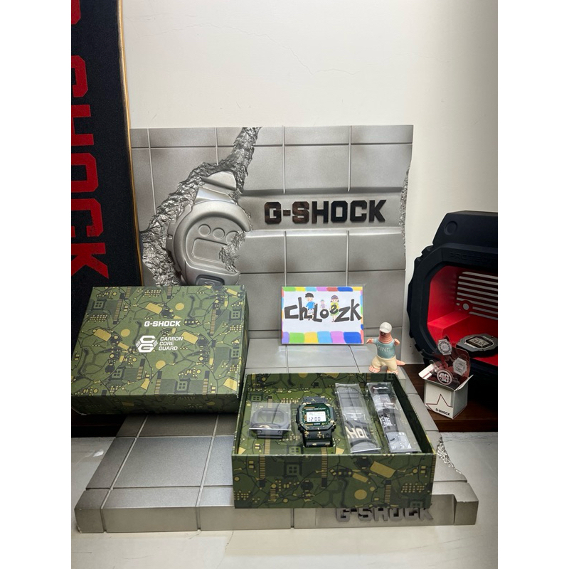 ［CHLOE ZK］G-SHOCK CASIO DWE-5600CC-3 綠色 可換錶帶 原價7900