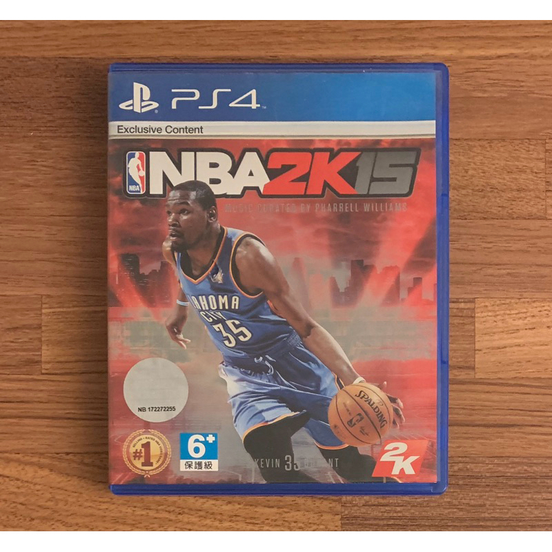 PS4 NBA 2K15 亞版 繁體中文版 Kevin 杜蘭特 正版遊戲片 原版光碟 日版適用 二手片 SONY