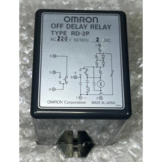 ◢ 簡便宜 ◣全新 OMRON 斷電延遲計時器 RD-2P AC220V 2SEC