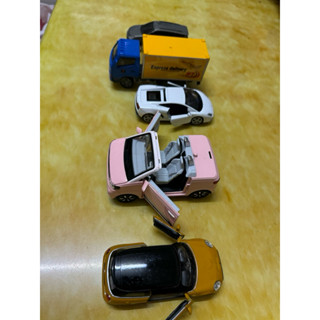 二手1:36 MINI合金迴力車 保時捷迴力車 正版授權模型 兒童玩具汽車 車門可開