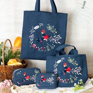 【日日好貨店】吉卜力｜正版 現貨 魔女宅急便 刺繡 托特包 手提袋 化妝包 小物包｜宮崎駿 日本 琪琪 吉吉 貓咪 包包