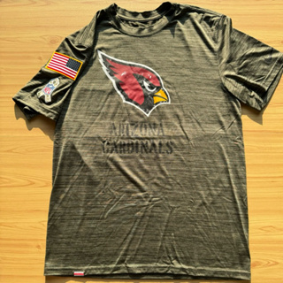 Nike NFL Arizona Cardinals 亞利桑那紅雀 (M) 美國陸軍版 軍綠色短袖T