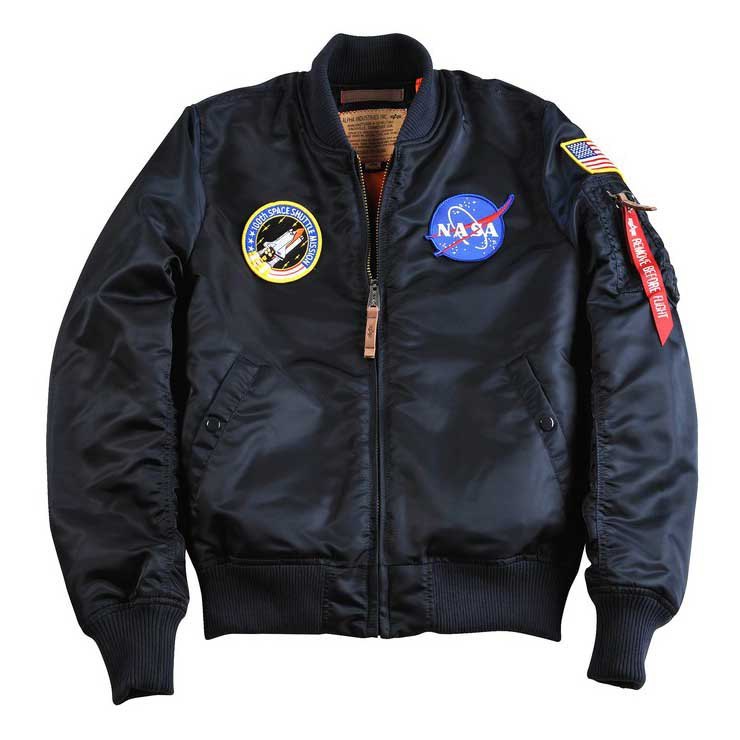 Alpha Industries飛行夾克MA-1 VF NASA Jacket 深藍色 M號