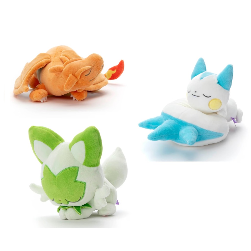 【日本中心限定】現貨 日版 新葉喵 帕奇利茲 噴火龍 布偶 娃娃 寶可夢 正版 TAKARA TOMY 睡覺好朋友 S