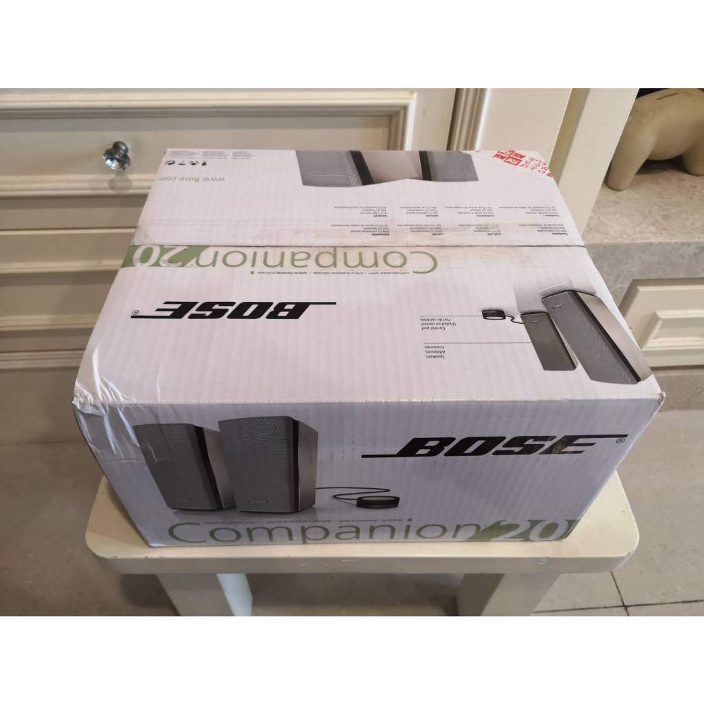 二手極新過保Bose Companion 20電腦專用頂級音箱,盒裝配件齊全音色超讚，只有一組。