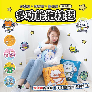 🌻現貨供應🌻熊嗨星x爽爽貓x小勞撫 聯名 多功能抱枕毯 二合一 抱枕 毯子