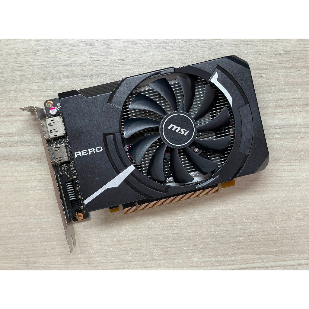 ⭐️【微星 MSI GTX 1050Ti AERO 4G】⭐ GTX1050Ti/免插電/顯卡保養過，乾淨/保固3個月