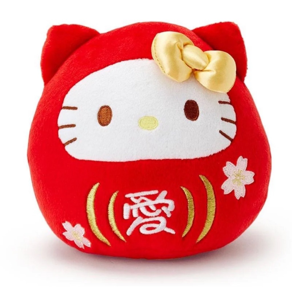 【震撼精品百貨】Hello Kitty 凱蒂貓~日本SANRIO 三麗鷗 KITTY達摩不倒翁絨毛娃娃*11457