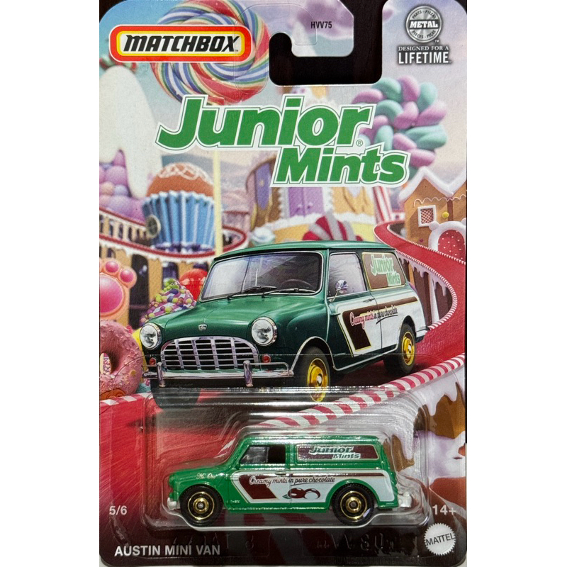 ［模型車］Austin Mini Van Matchbox 火柴盒 迷你庫柏 糖果汽車系列