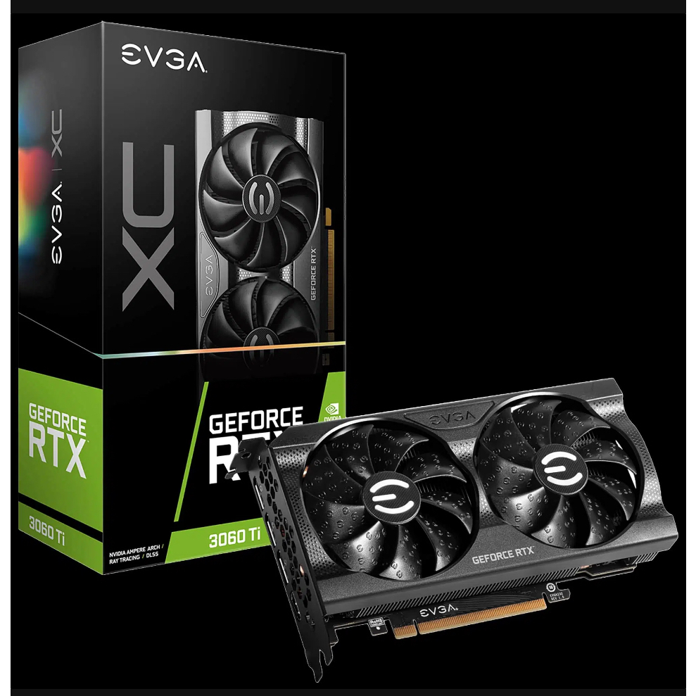 EVGA 艾維克 GeForce RTX 3060Ti XC LHR 顯示卡 遊戲 8GB  二手 保內