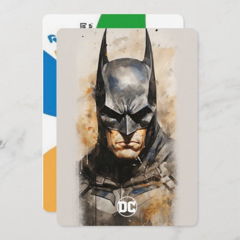 DC漫畫 蝙蝠俠 Batman 造型悠遊卡 (實體悠遊卡,非貼紙)