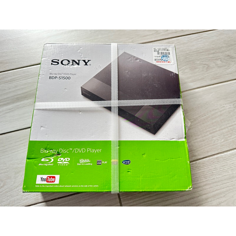 全新未拆*SONY 索尼 FULL-HD 藍光播放器  原廠公司貨SONY BDP-S1500便宜出售 僅剩一台