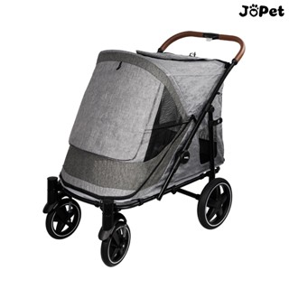 【Jopet】 *臺灣現貨* 寵物推車 寵物手推車 寵物外出 橡膠輪胎 大型寵物車 可上捷運 寵物出遊 HB-02