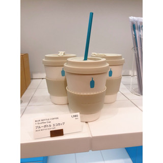 現貨。韓國藍瓶帶回現貨立刻寄出限量！環保隨行杯BLUE BOTTLE藍瓶咖啡隨身杯竹纖維
