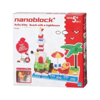 [玩樂高手附發票] 河田積木 nanoblock 積木 PK-006 Hello Kitty 燈塔海灘 絕版