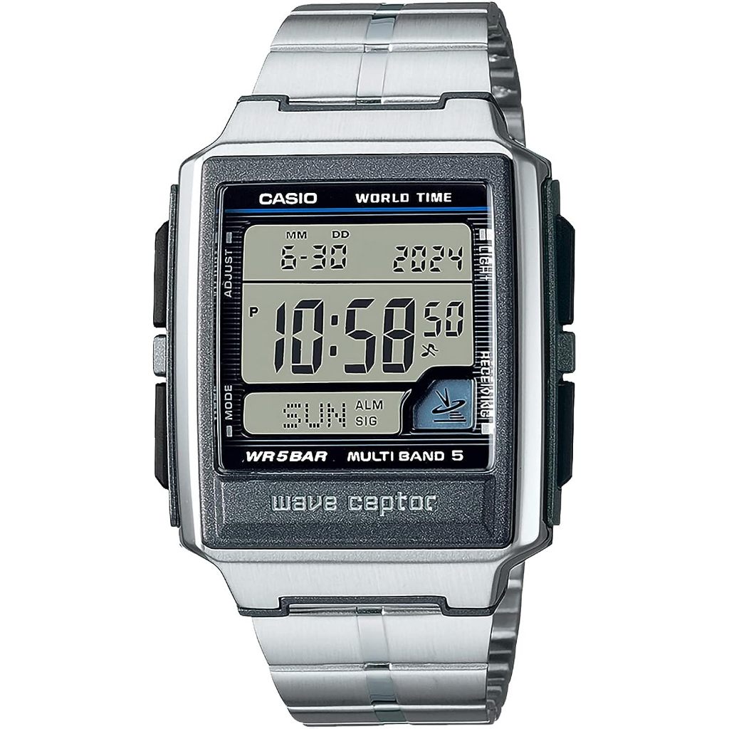 CASIO Wave Ceptor WV-59RD-1AJF 金屬帶無線電校正 [日本套裝] 男士【直接从日本】正品日本