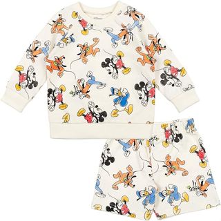 預購❤️正版❤️美國迪士尼 米奇 mickey mouse 唐老鴨 兒童 套裝 短褲 短袖上衣 tshirt