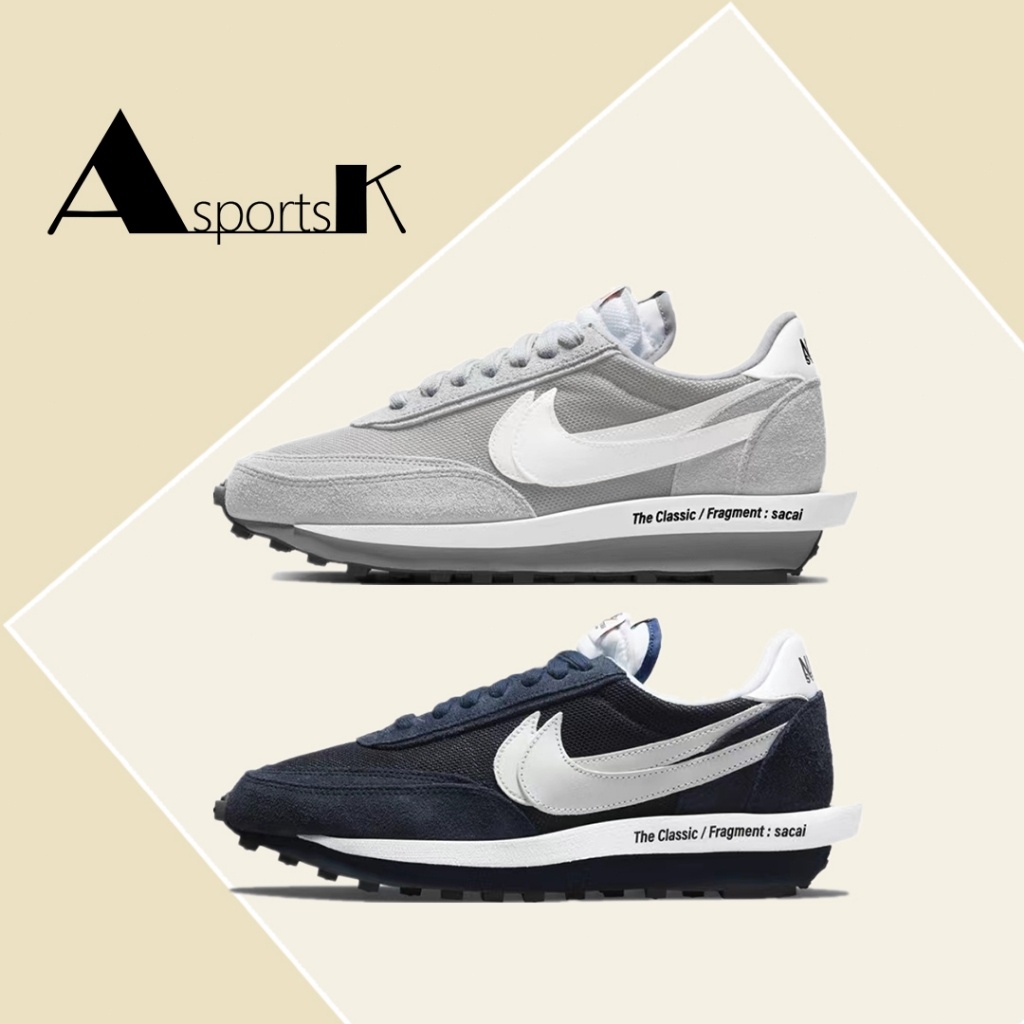 AK-特惠免運Fragment Design X Sacai X Nike 灰白 藏藍 解構DH2684-001-400