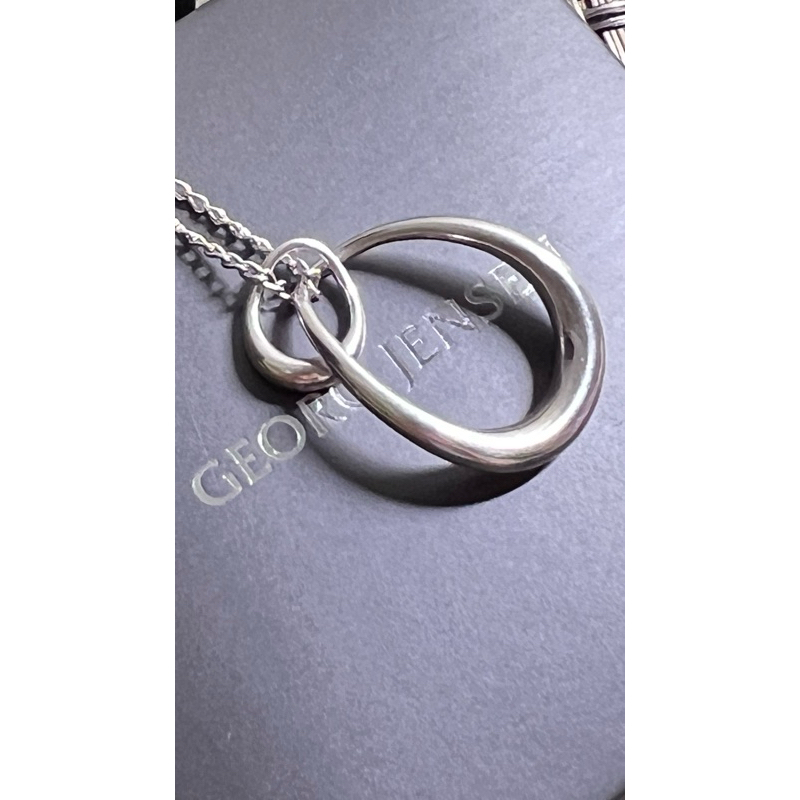 Georg Jensen 喬治傑生offspring 純銀項鍊