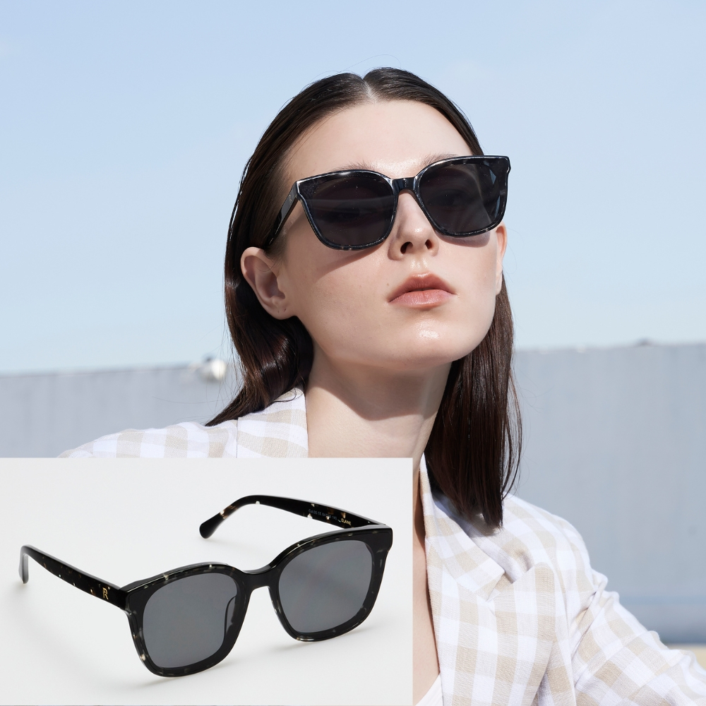 【ROSIE ALLAN】ELAINE 灰琥珀 手工板材太陽眼鏡