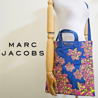 Marc Jacobs MJ 花朵 帆布 提袋 手提袋 包包 斜背包 ♥ 正品 ♥ 現貨 ♥