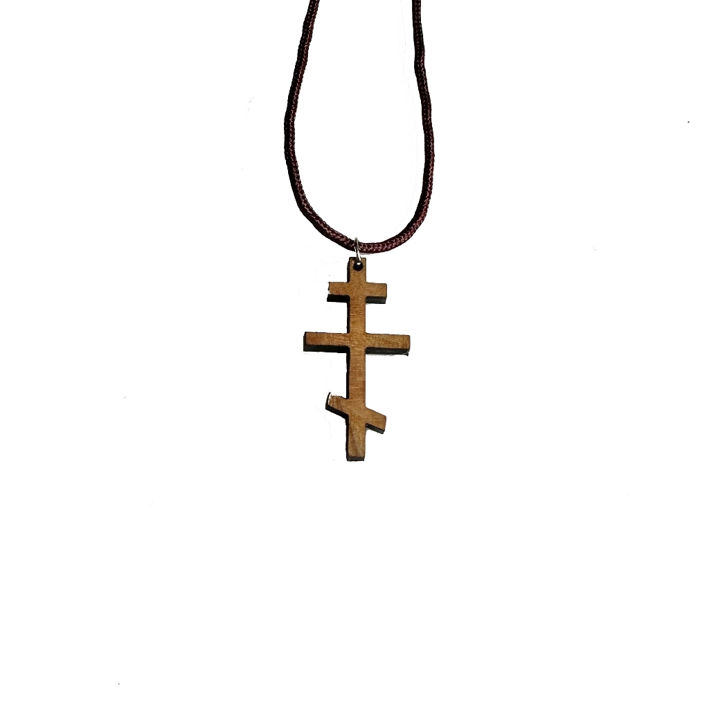 基督教禮品 以色列進口 十字架 橄欖木 飾品 項鍊 13-31