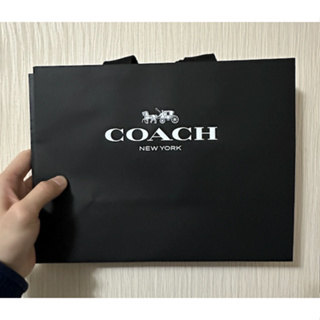 台灣現貨 Coach 黑色 小號紙袋 (需購買商品才能訂購！不單獨販售！)