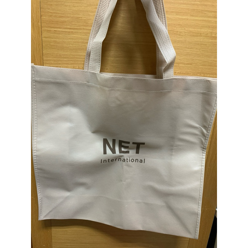 NET購物袋 NET環保袋 購物袋 品牌購物袋 不織布袋 大容量環保袋 大容量提袋 粉紅色袋子 大袋子