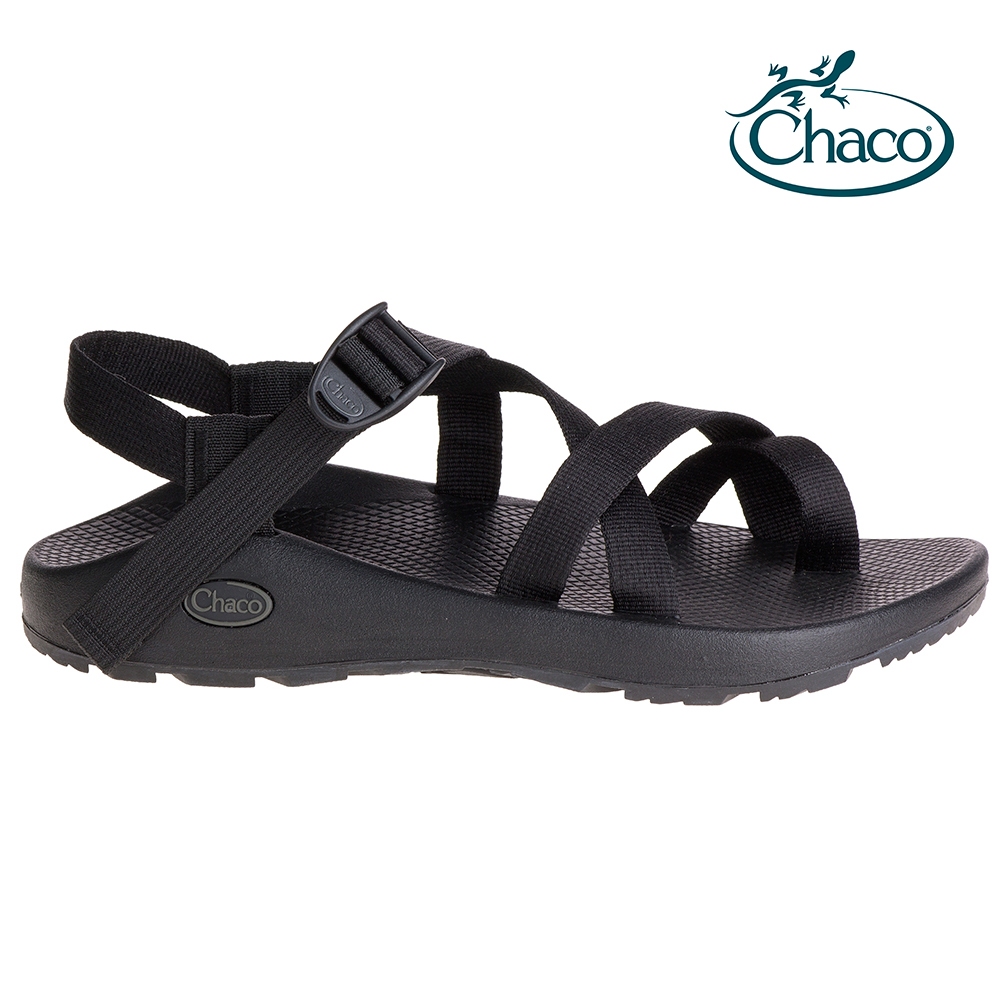 Chaco 男 Z/2 CLASSIC 越野運動涼鞋 夾腳款 / 黑(寬版) / CH-ZCM02H406