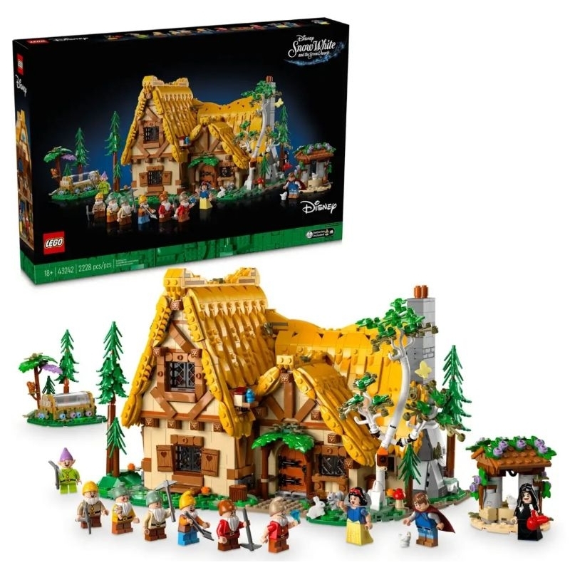 【ToyDreams】LEGO Disney 43242 白雪公主小屋 七矮人 Snow White