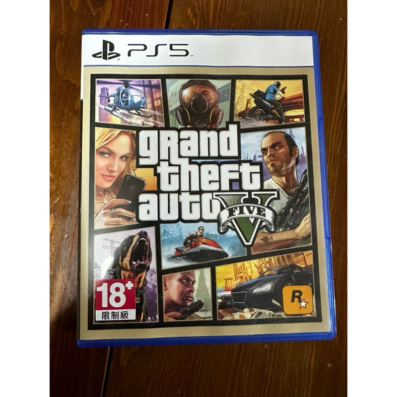 [二手］PS5 GTA 俠盜獵車手5 (Grand Theft Auto V)
