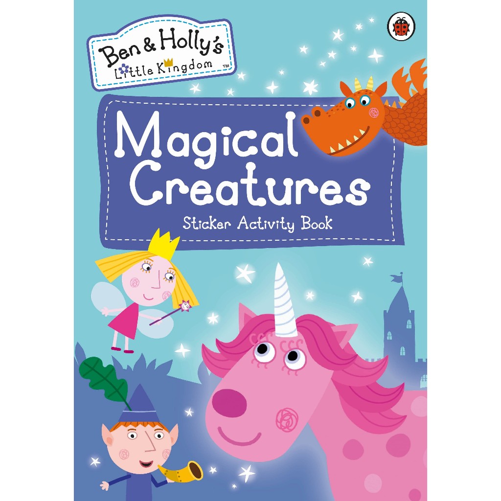 Ben and Holly's Magical Creatures 貼紙書 Ladybird 原文 100張貼紙