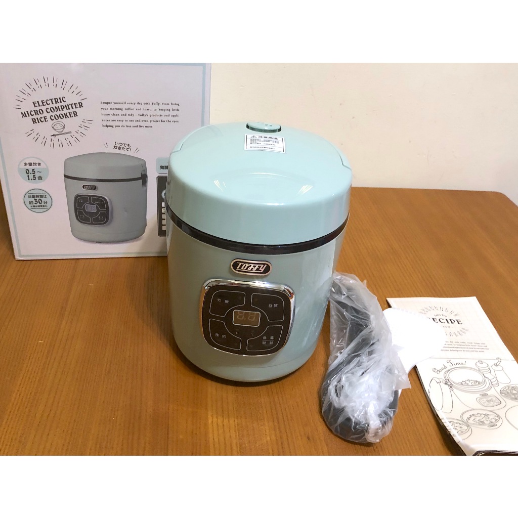 日本 TOFFY  K-RC2 馬卡龍綠 微電腦炊飯器 迷你電子鍋
