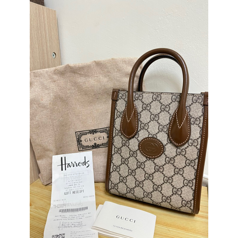 Gucci mini tote 托特包 gucci 琴譜包 近全新 轉售