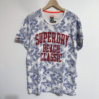 MOMO 古著商號 SUPERDRY 極度乾燥 短袖T恤 2XL號