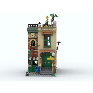 只有「電子說明書」樂高 積木 LEGO MOC 101137 21324 Alter Sesame Street
