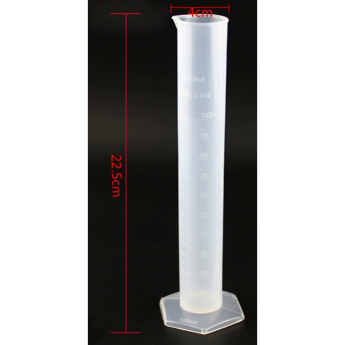 塑膠量筒 50/100ml塑膠 直型量杯 實驗耗材 教學模型材料工具W981-1018 [357519]