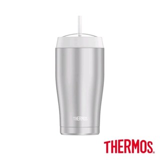 THERMOS膳魔師不鏽鋼真空吸管隨行瓶商品型號：TS4057容量650ml
