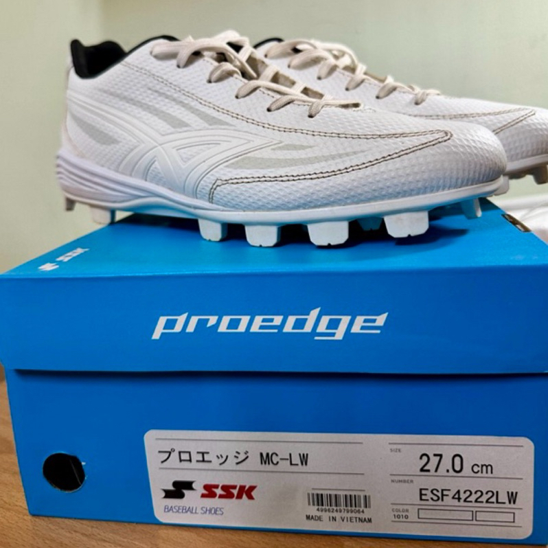 SSK 日本進口 Proedge MC-LW棒壘球膠釘鞋 ESF4222LW-1010