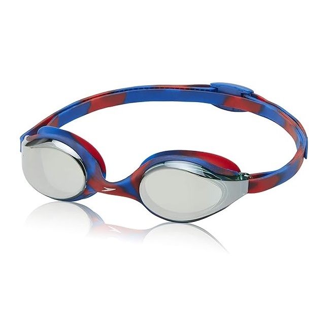 SPEEDO 兒童泳鏡 鏡面設計Hyper Flyer 藍/紅/灰