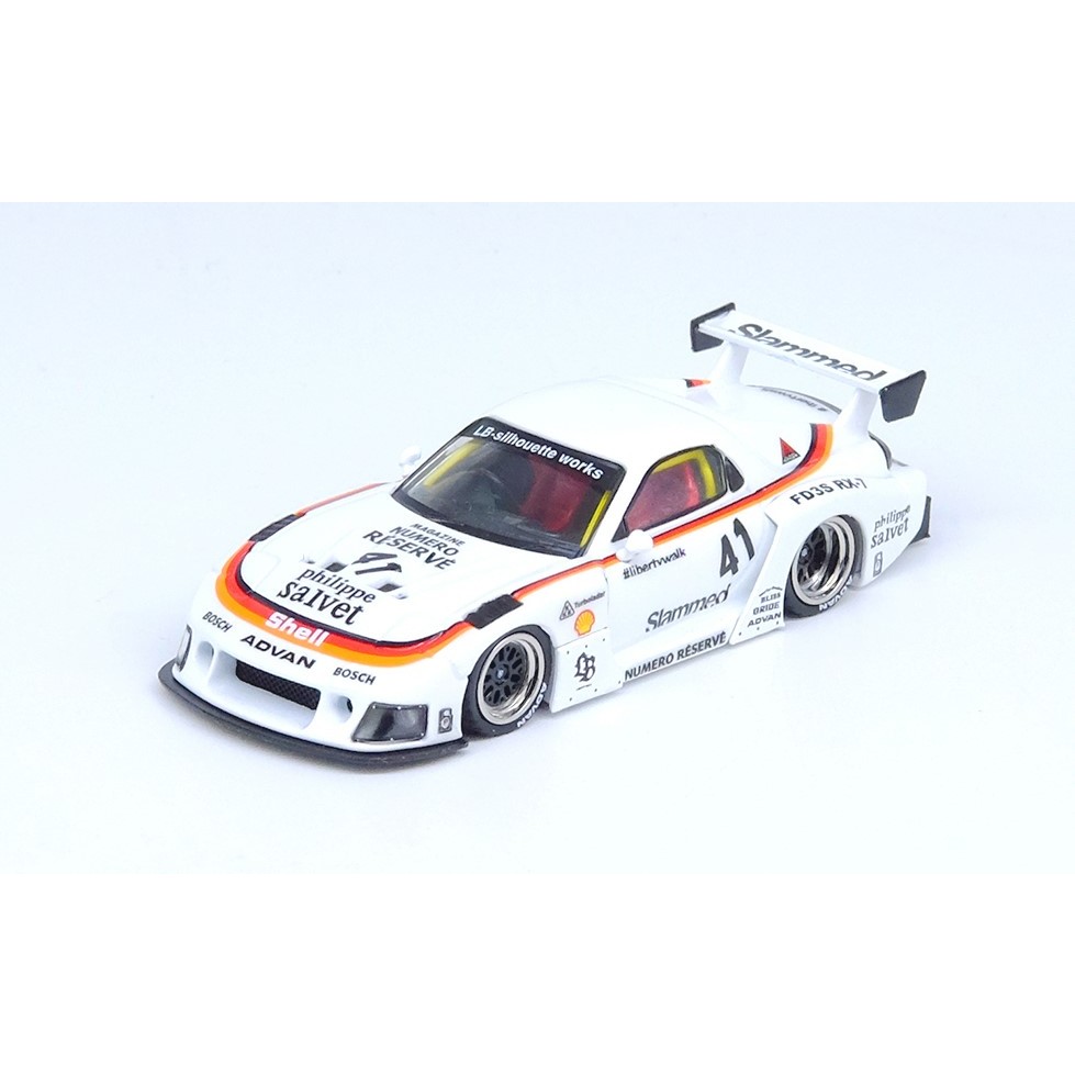 【預購2024年5月】1/64 馬自達 MAZDA RX7 FD3S LB-SUPER SILHOUETTE 白色