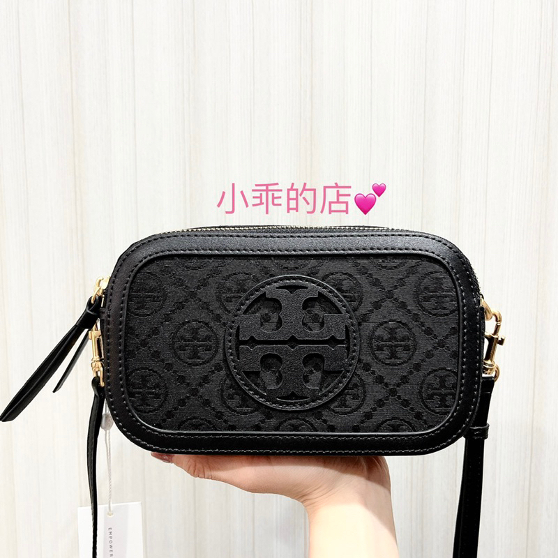 現貨實拍💕正品TORY BURCH monogram老花雙層拉鏈包 相機包