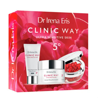 波蘭貴婦級醫美保養 Dr Irena Eris Clinic Way 5° 抗皺護理套裝 日霜/晚霜/時空膠囊 70歲+