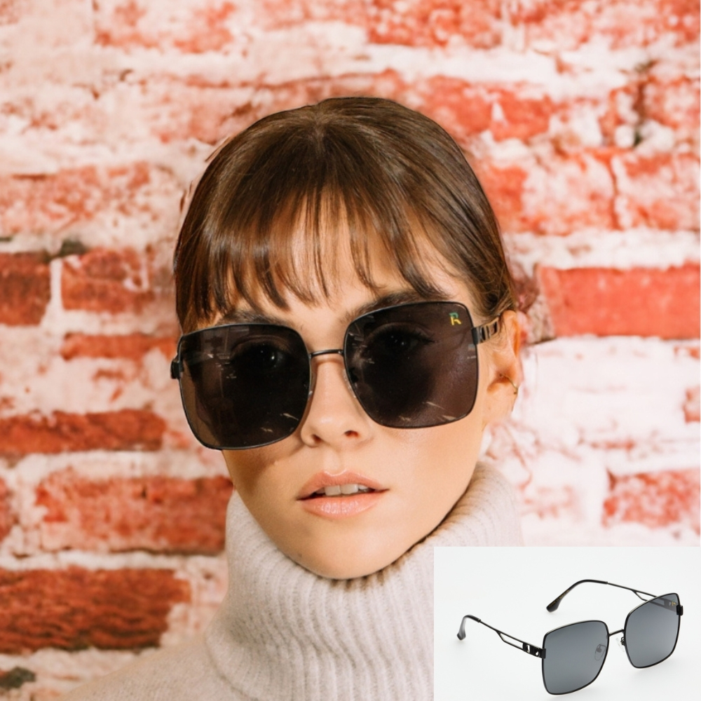 【ROSIE ALLAN】LILLY 黑 時尚輕量太陽眼鏡